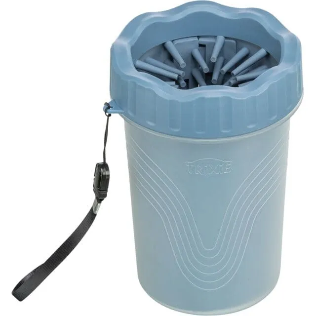 Pfotenreiniger, Silikon/PP, M–L, blau